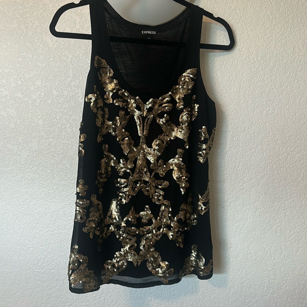 Sequin top from Express